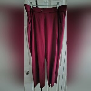 Elegant Women's Burgundy Pants